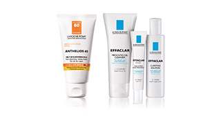 Anthelios 60 et gamme Effaclar de La Roche-Posay