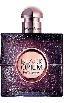 Perfume bottle Black Opium Nuit Blanche by Yves Saint Laurent