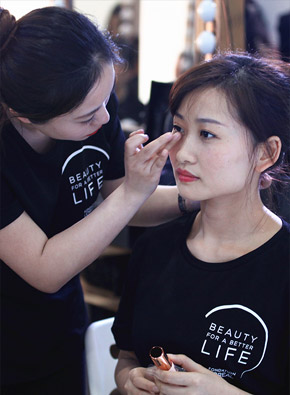 "Beauty for a Better Life" training in China.