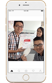 Employees during the Ethics Day, 2016, Vietnam