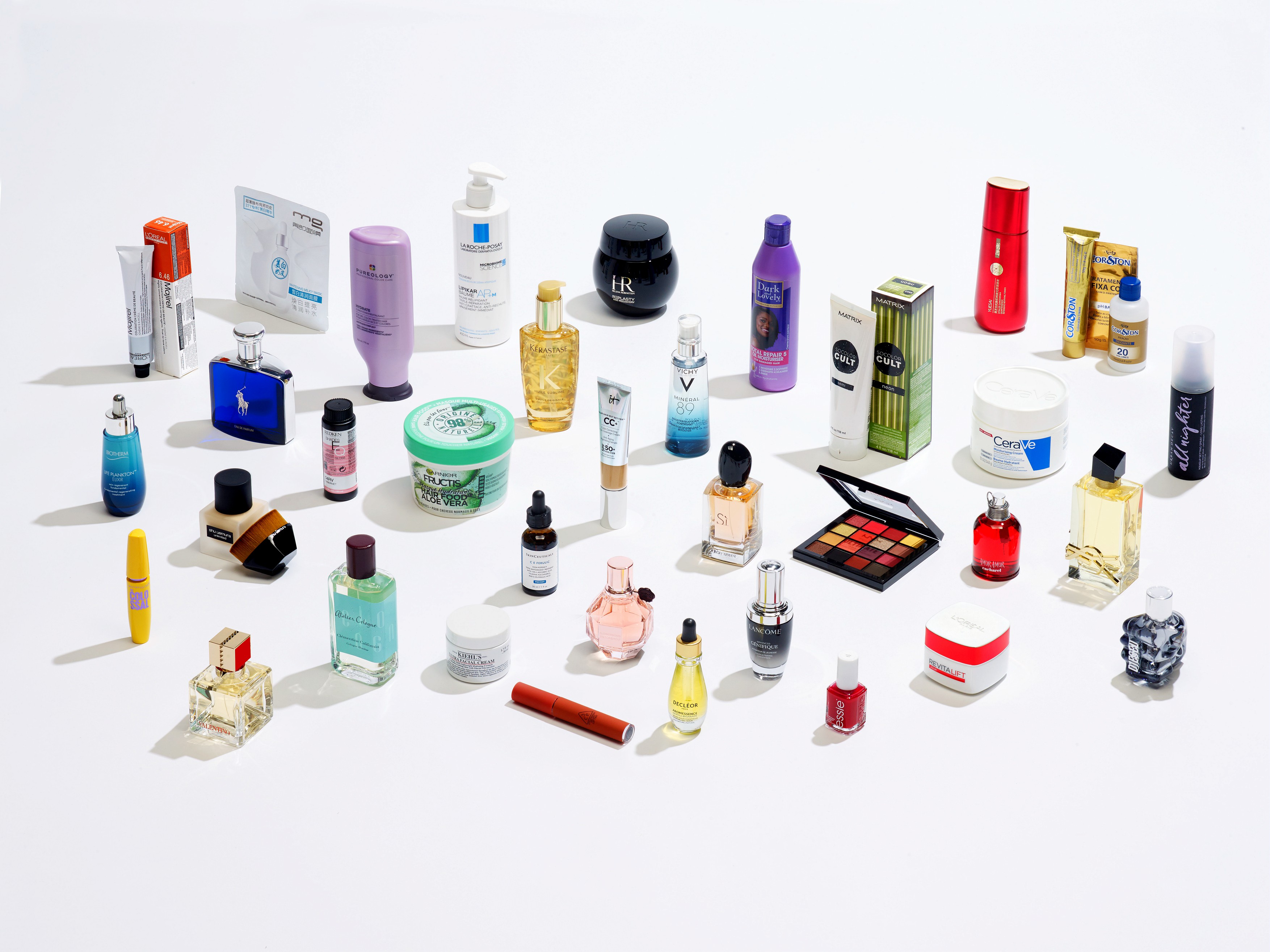 Divers produits du Groupe L'Oréal