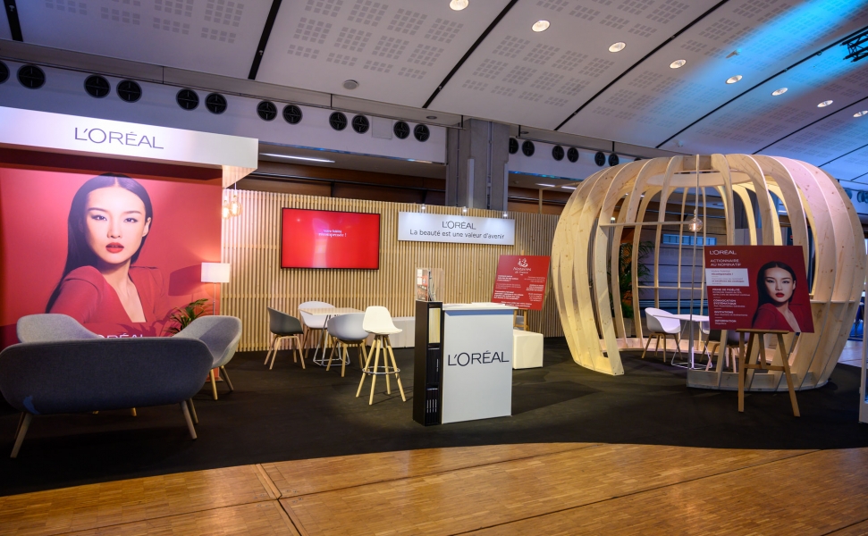 Espace L'Oréal au salon Investir Day