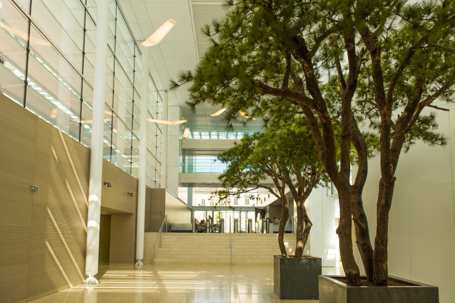 L'Oréal head office entry hall L'Oréal head office entry hall
