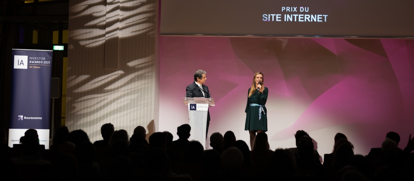 Investor Awards: internet users vote for L’Oréal Finance website Awards ceremony