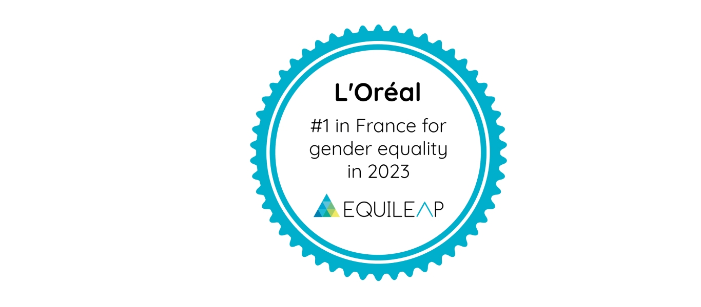 L'Oréal est classée 1ère entreprise en France en termes d'équité des genres par le baromètre Equileap 2023