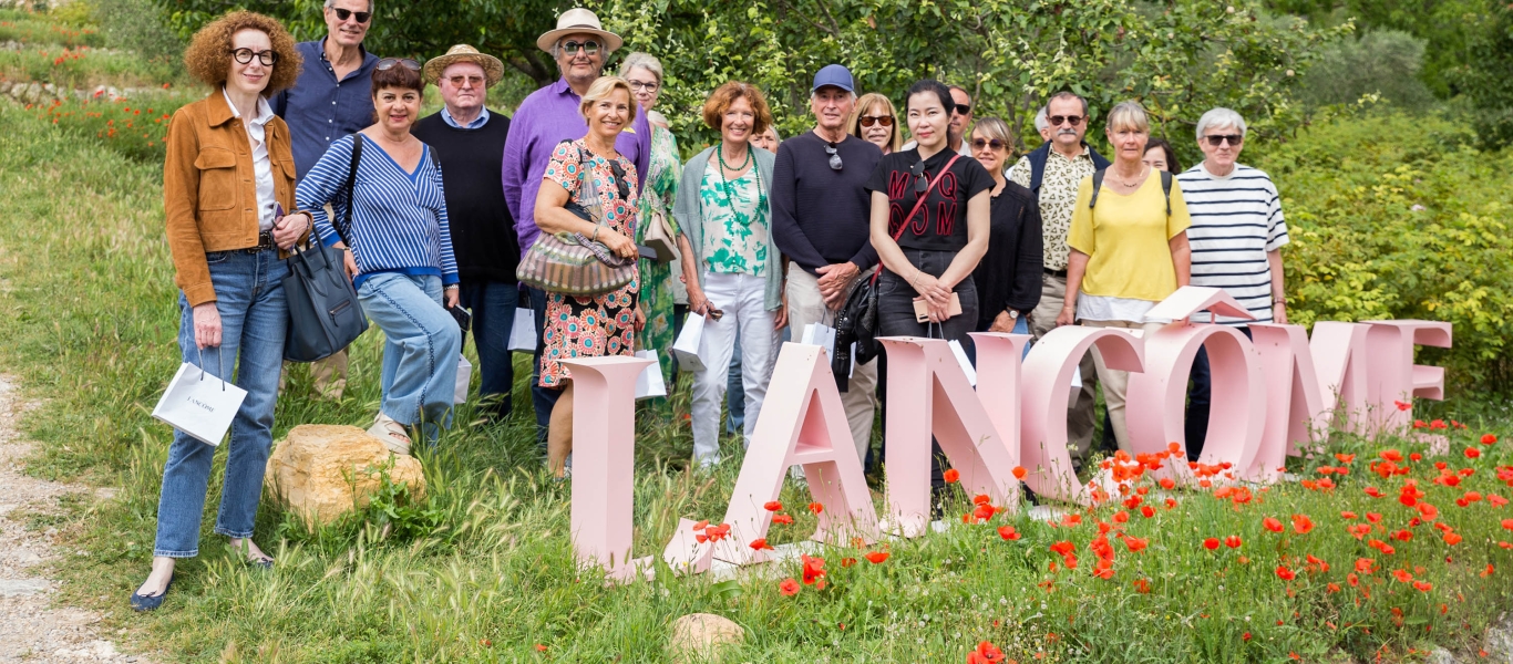 Actionnaires L'Oréal au Domaine de la Rose Lancôme Actionnaires L'Oréal au Domaine de la Rose Lancôme