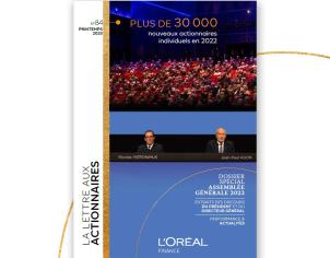Lettre aux Actionnaires, été 2023