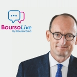 Christophe Babule with BoursoLive logo