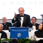 Jean-Paul Agon, Président du groupe L’Oréal, reçoit le prix 2022 de la Fondation Appeal of Conscience 