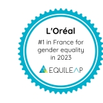 L'Oréal est classée 1ère entreprise en France en termes d'équité des genres par le baromètre Equileap 2023